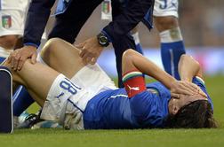 Italija v solzah: zvezdnik Milana si je zlomil nogo