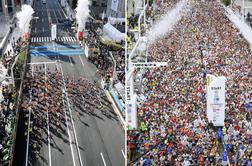 Presenetljivi prizori na tokijskem maratonu #video