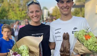 Denša in Vrtačičeva državna prvaka v sprint triatlonu