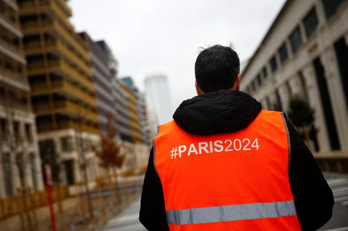 Olimpijska vas OI Pariz 2024 | Olimpijsko vas sestavlja 40 stolpnic, ki bodo med igrami, te se bodo začele 26. julija, gostile 14 tisoč ljudi, kasneje pa še 9 tisoč med paraolimpijskimi igrami. | Foto Reuters