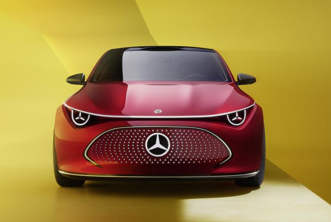 Koncept električnega mercedesa CLA, ki bo prvo vozilo z nove platforme MMA (Mercedes-Benz Modular Architecture). | Foto: Mercedes-Benz
