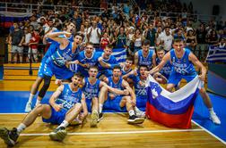 Mladi slovenski košarkarji v polfinalu evropskega prvenstva