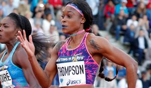 Elaine Thompson najhitrejša na 100 metrov, Lavillenie doma priznal premoč Kendricksu