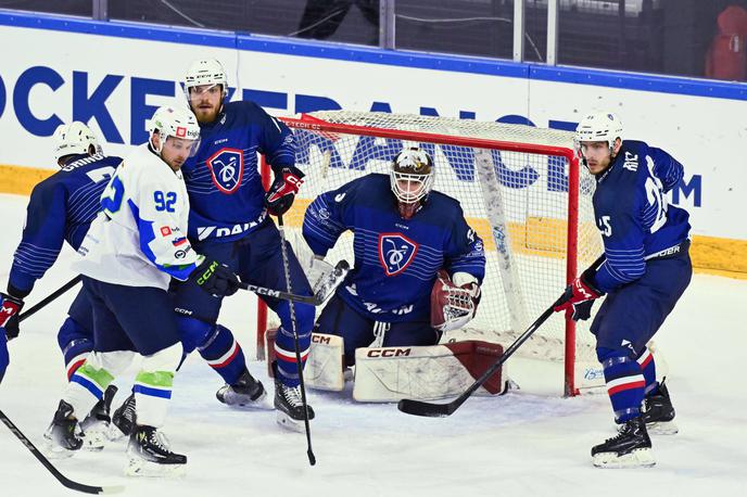 slovenska hokejska reprezentanca : Francija, pripravljalna tekma, Anže Kuralt | Slovenci so s 3:0 dobili zadnje pripravljalno srečanje pred nedeljskim odprtjem svetovnega prvenstva v Bolzanu. | Foto Guliverimage