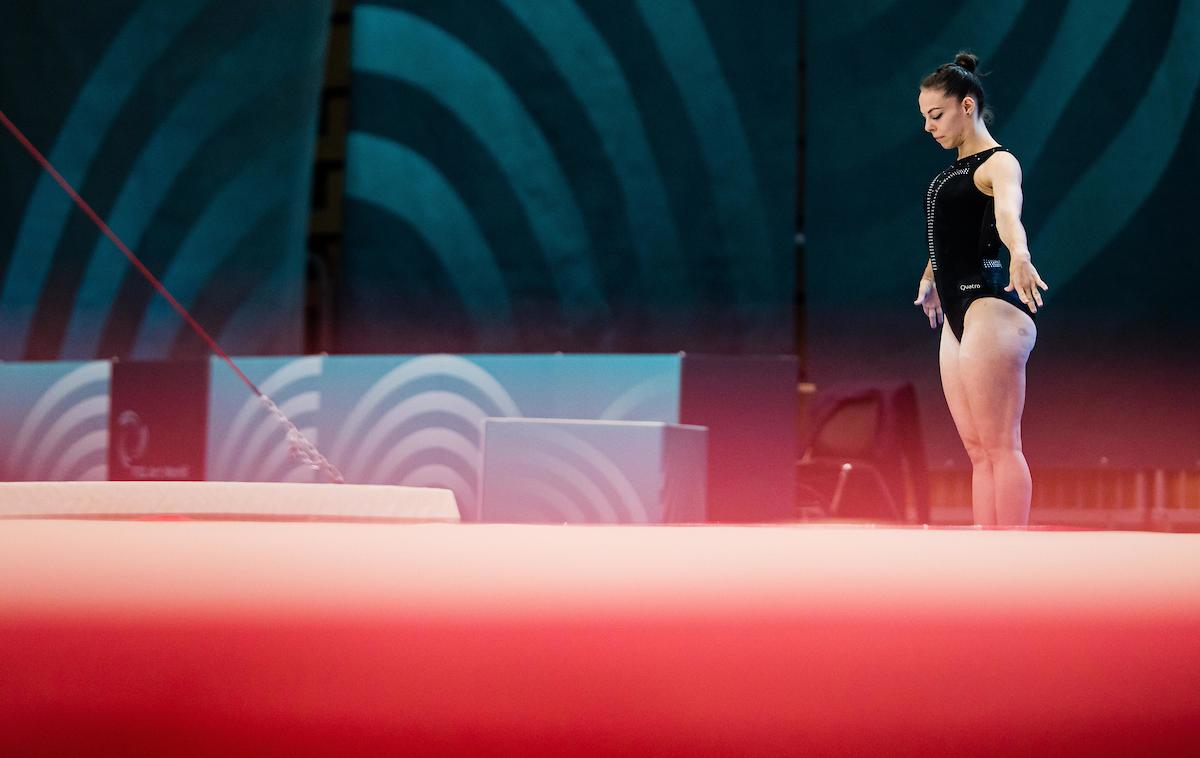 gimnastika, Koper, svetovni pokal, 2. dan, Tjaša Kysselef | Tjaša Kysselef bo izpustila EP v Riminiju. | Foto Grega Valančič/Sportida