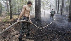 V Rusiji se še naprej borijo s požari