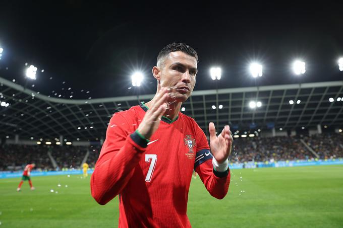 Cristiano Ronaldo ni pričakoval takšnega razpleta srečanja v Ljubljani. Najlepšo priložnost je imel v 85. minuti, a mu je Jan Oblak imenitno ubranil prosti strel. | Foto: www.alesfevzer.com