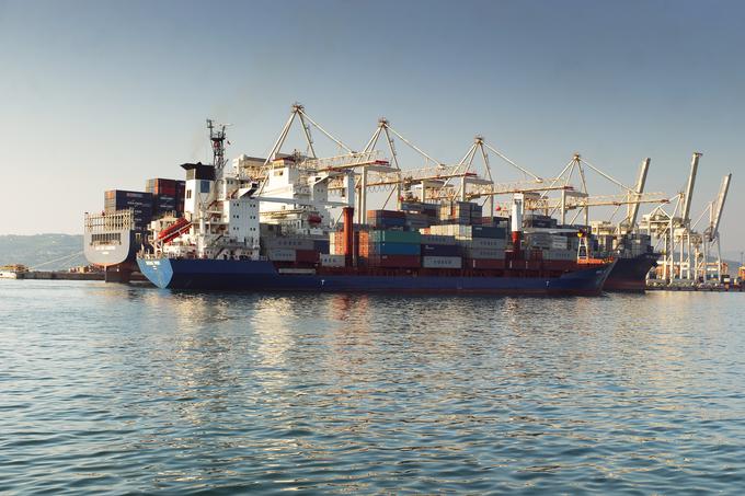 S štirimi novimi žerjavi lahko v Kopru pretovarjajo tudi največje kontejnerske ladje, saj ročica teh velikanov seže do 18 kontejnerjev v širino na ladijskem krovu, kar v praksi pomeni osupljivih 51 metrov od roba pomola na morje. | Foto: Klemen Korenjak