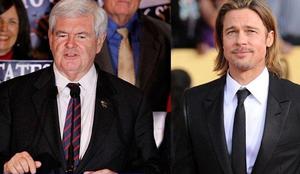 Brad Pitt kot Newt Gingrich?