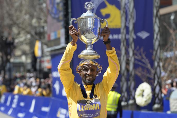 Hellen Obiri Sisay Lemma | Etiopijec Sisay Lemma je zmagovalec bostonskega maratona. | Foto Guliverimage
