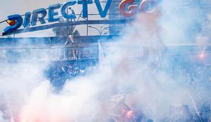Neprijetni prizori na stadionu v Čilu #video