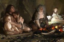 Neandertalci v muzeju v Krapini