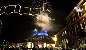 V Ljubljani na prostem novo leto pričakalo 55 tisoč ljudi