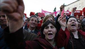 Albanska opozicija začela gladovno stavko