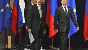 EU in Rusija za sodelovanje, a brez dogovora o vizumih