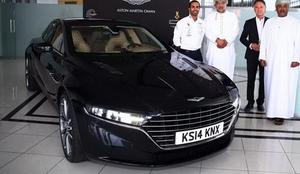 Aston Martin in Oman Air do arabskih bogatašev peljala prototip nove lagonde