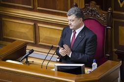 Petro Porošenko obljublja predčasne parlamentarne volitve