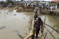 V poplavah v Nigeriji že več kot sto mrtvih