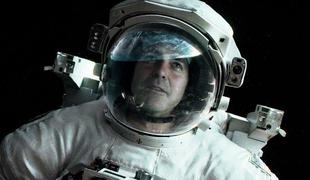 George Clooney in Sandra Bullock, astronavta