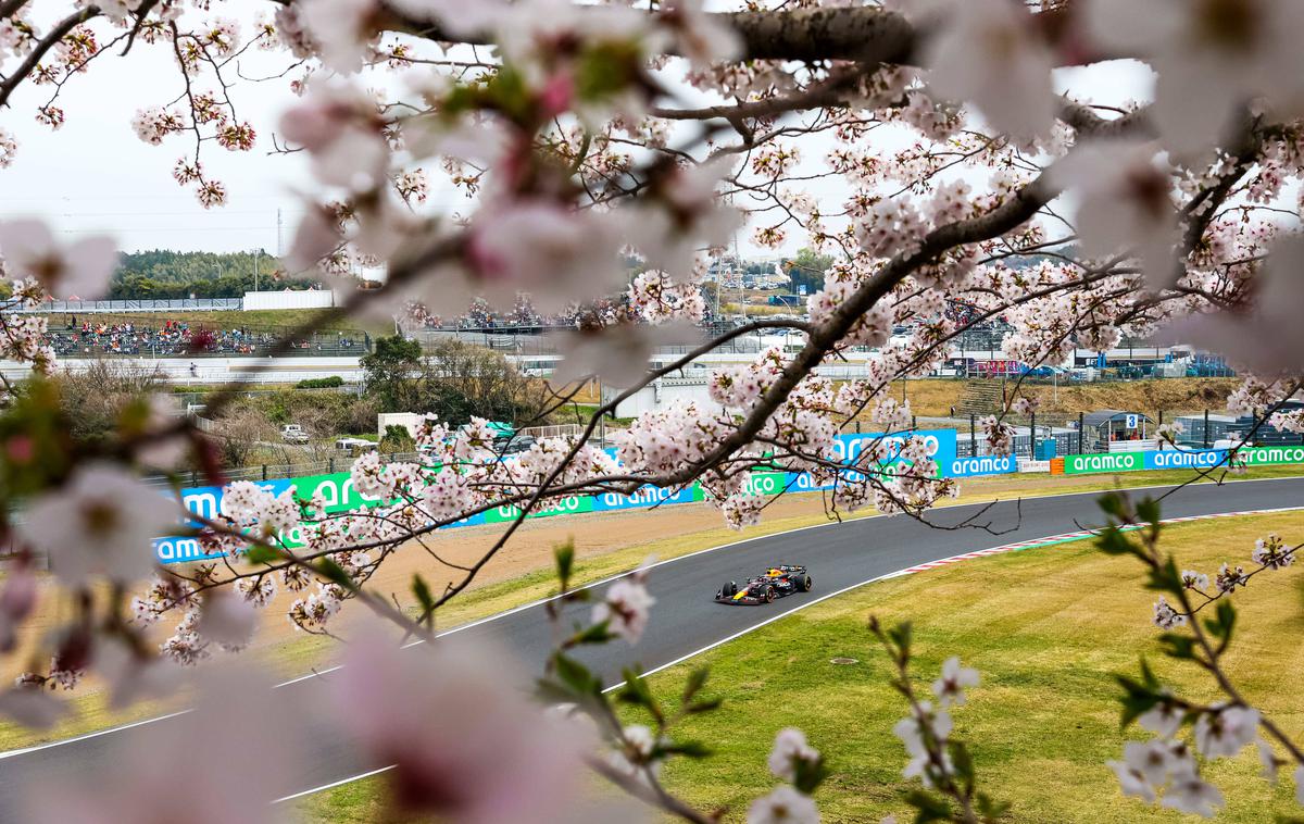 Suzuka Max Verstappen Red Bull | Na Japonskem ta čas ne cvetijo samo češnje, tudi v Red Bullov dirkalnik je v polnem razcvetu. | Foto Guliverimage