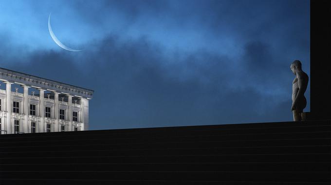 Parlament bi stal v Tivoliju, v osi Šubičeve, in bi imel za sabo ozadje Rožnika. | Foto: Kristijan Tavčar