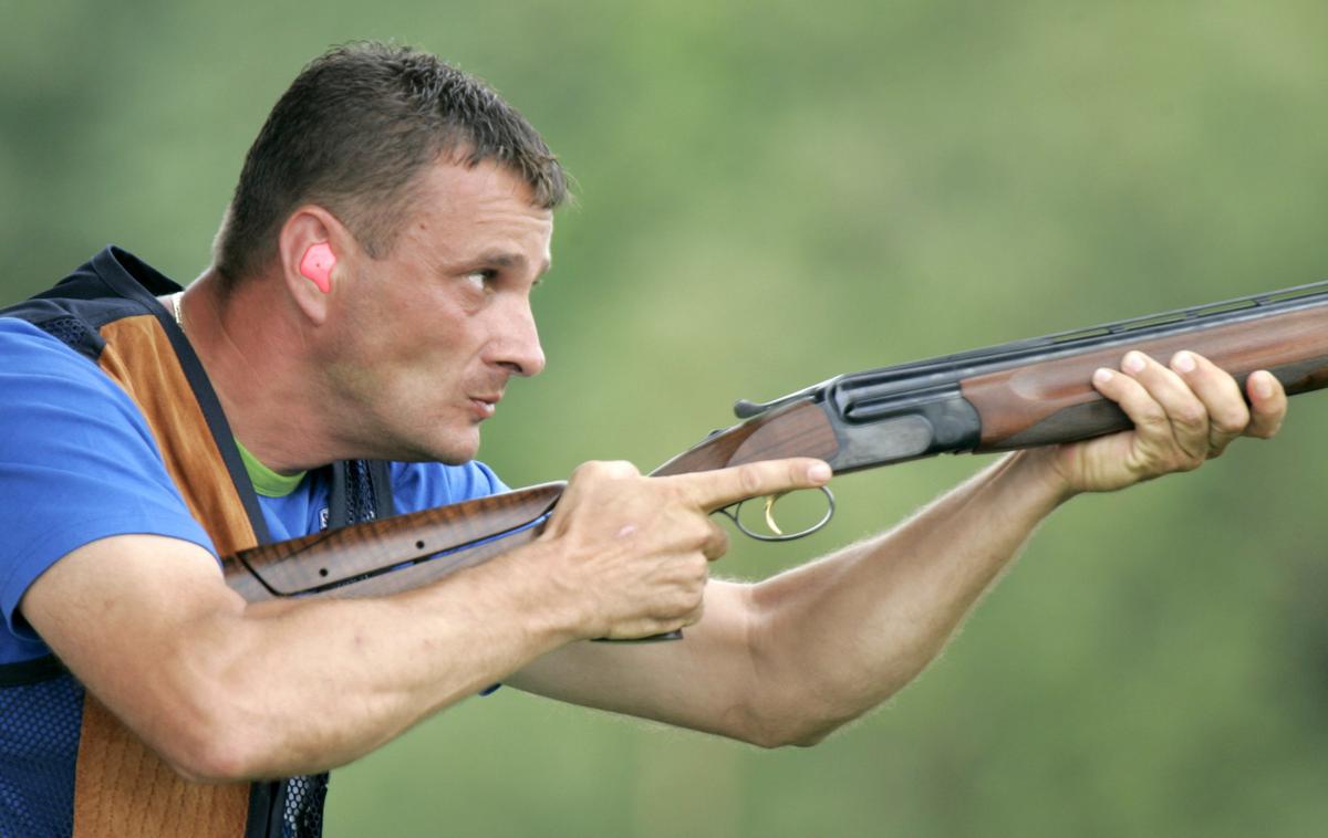 Denis Vatovec | Med tremi slovenskimi strelci je bil najbolj natančen Denis Vatovec.  | Foto STA