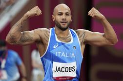 Jacobs olimpijski prvak v teku na 100 metrov