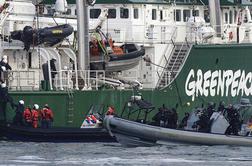 Na Nizozemskem prijeli aktiviste Greenpeacea