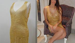 Turški zlatar z obleko iz čistega zlata