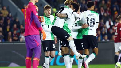 Liverpool napolnil mrežo Sparte, prvak Azerbajdžana neodločeno z Bayerjem