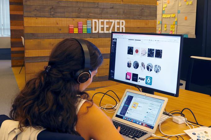 Storitev za pretočno glasbo Deezer dnevno prejme tudi do 40 tisoč novih pesmi. | Foto: Reuters
