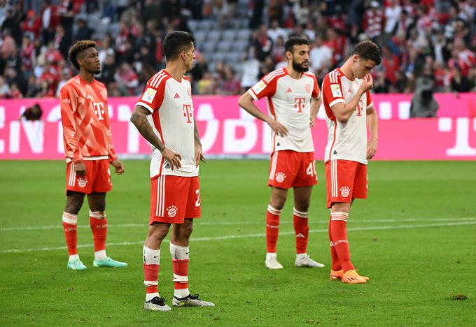 Razočaranje nogometašev Bayerna ob porazu | Foto: Reuters