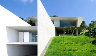 Karakterna hiša, sestavljena iz šestih betonskih plošč