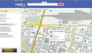 Najdi.si zemljevid: zdaj tudi z ljubljanskimi parkirišči in "biciklji"