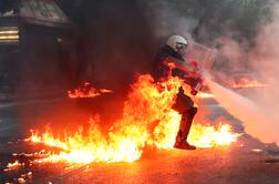 Na protestih dijakov v Atenah spopad s policisti