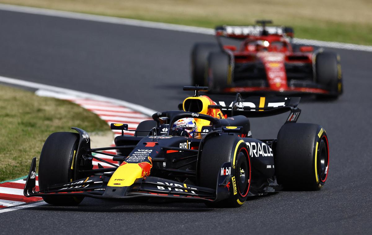 Suzuka Max Verstappen Red Bull | Max Verstappen ni imel tekmeca za svojo tretjo zmago v letošnji sezoni formule 1. | Foto Reuters