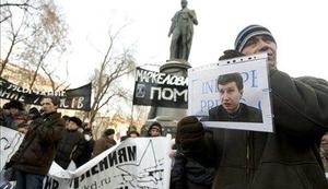 V Moskvi protest proti političnim umorom