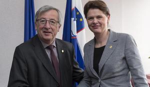 Juncker je na pogovor povabil le Bratuškovo (video)