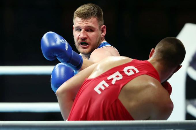 Jure Šimunović je poskrbel za edino slovensko zmago v boksu. | Foto: OKS/Aleš Fevžer