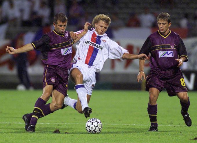Francoski velikan Lyon je leta 1999 v kvalifikacijah za ligo prvakov presenetljivo izpadel proti Mariboru. Vijolice so zmagale kar dvakrat. | Foto: Reuters