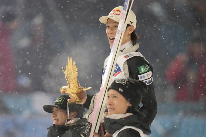 Letos je zlatega orla na novoletni turneji osvojil Japonec Rjoju Kobajaši. | Foto: Guliverimage