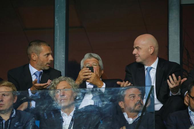 Aleksander Čeferin, Gianni Infantino | Foto: Reuters