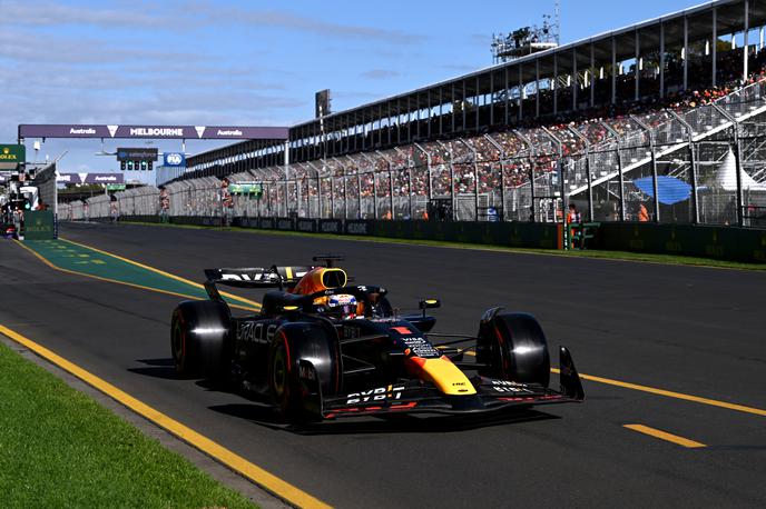 Melbourne Max Verstappen Red Bull | Max Verstappen je "pole position" označil kot nepričakovan, češ da je Ferrari na tej stezi hitrejši. | Foto Reuters