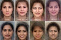 Kako so videti povprečni ženski obrazi sveta