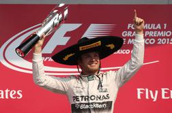 Dvojna zmaga Mercedesa v Mehiki, dvojna ničla Ferrarija