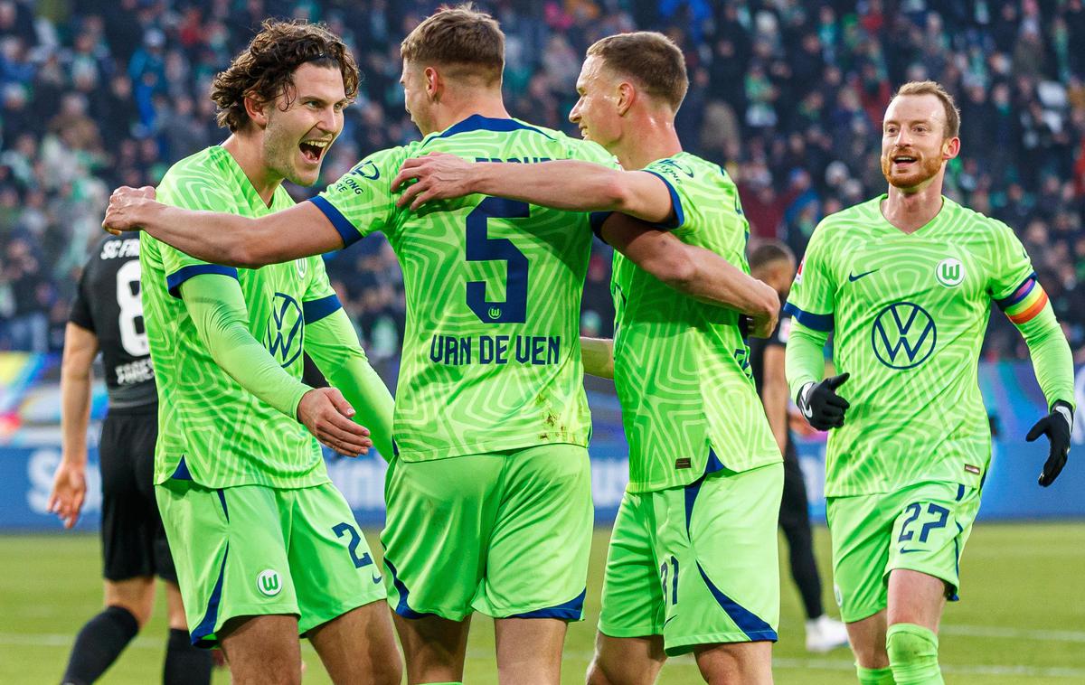 Wolfsburg Jonas Wind | Jonas Wind je zadel dvakrat, Wolfsburg je zmagal s 6:0. | Foto Guliver Image