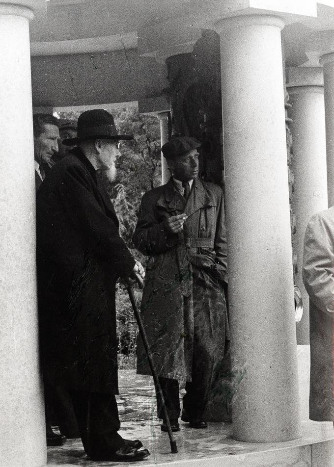 Plečnik na Brionih leta 1956 | Foto: dokumentacija MGML / Plečnikova zbirka