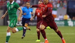 Portugalcem odleglo: Ronaldo igral in se znesel nad Irci