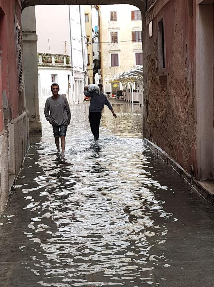Piran je pogosto žrtev visoke plime. | Foto: Alenka Suto Deu
