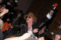 Axl Rose z Guns'n'Roses junija v Zagrebu